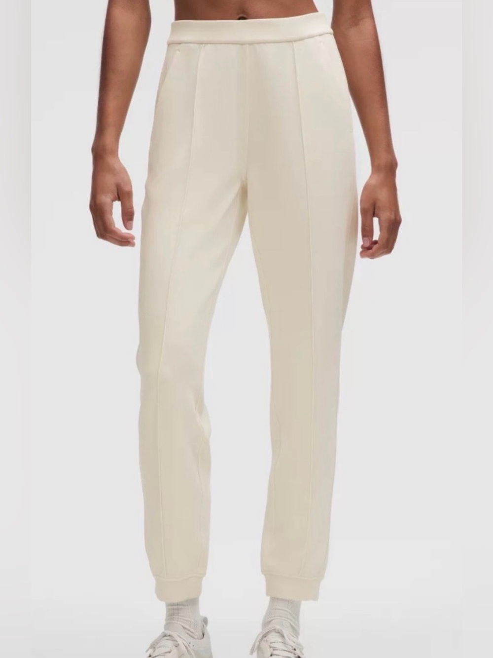 Lululemon Softstreme™️ Relaxed High-Rise Pant Jogger Opal White Sz 4 Athleisure